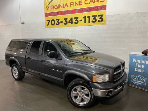 2003 Dodge Ram Pickup 1500 for sale at Virginia Fine Cars in Chantilly VA