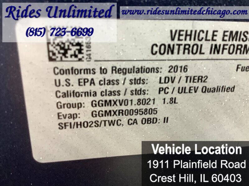 2016 Chevrolet Sonic LT Auto