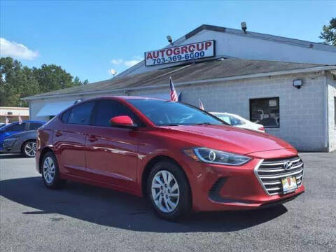2017 Hyundai Elantra for sale at AUTOGROUP INC in Manassas VA