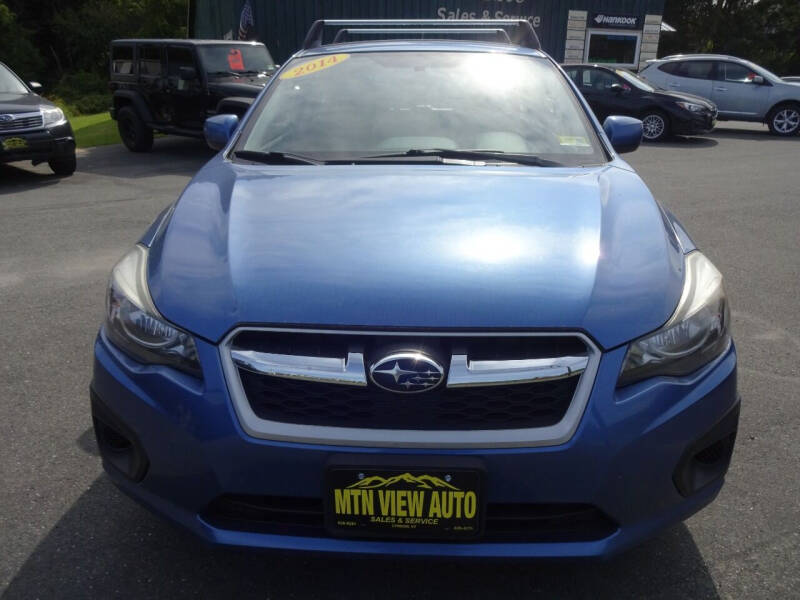 2014 Subaru Impreza for sale at MOUNTAIN VIEW AUTO in Lyndonville VT