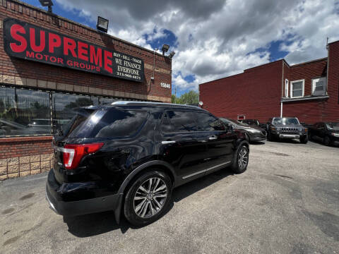 2016 Ford Explorer Platinum