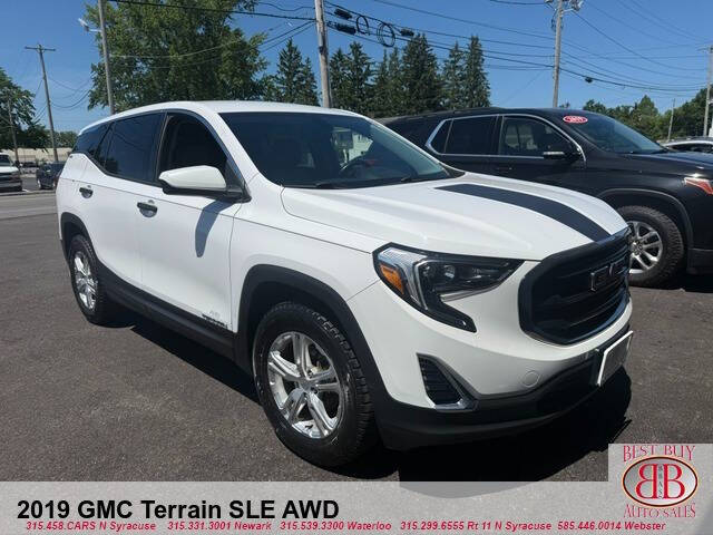 White 2019 GMC Terrain SLE 4x4 SLE 4dr SUV 1