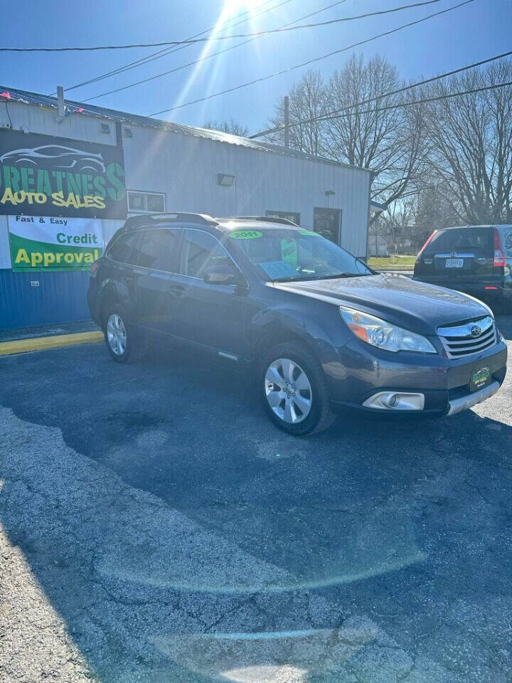 2011 Subaru Outback for sale at GREATNESS AUTO SALES in Green Bay, WI