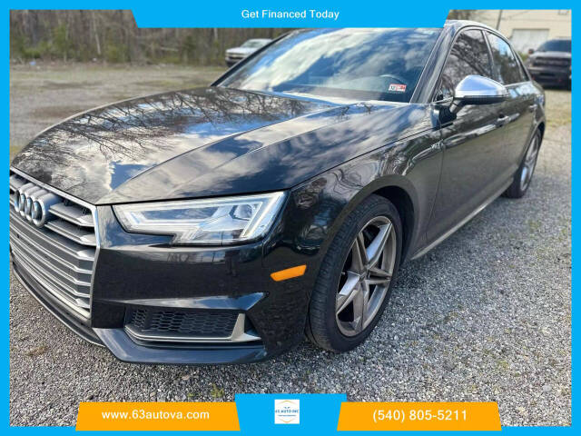 2018 Audi S4 for sale at 63 Auto Inc in Spotsylvania, VA