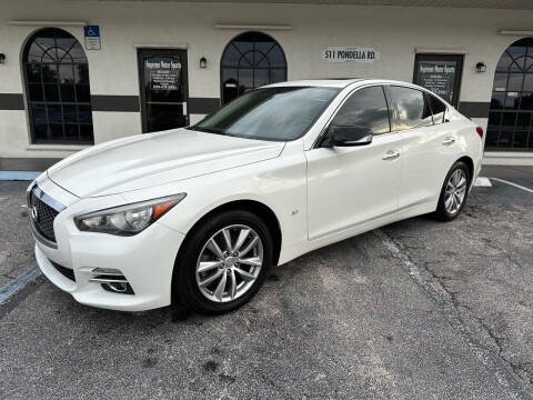 2015 Infiniti Q50 for sale at Supreme Motor Sports in North Fort Myers FL