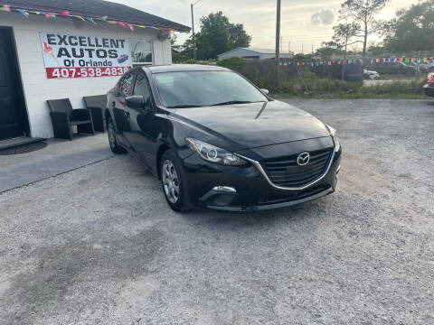 2015 Mazda MAZDA3 for sale at Excellent Autos of Orlando in Orlando FL