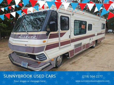 1989 Tiffin Allegro M32 for sale at SUNNYBROOK USED CARS in Menahga MN