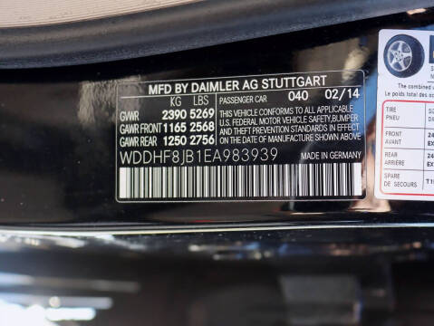 2014 Mercedes-Benz E-Class