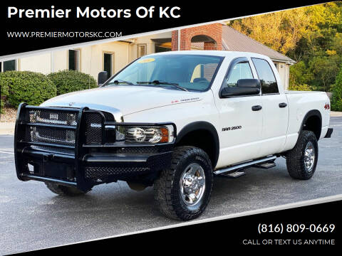 2004 Dodge Ram Pickup 2500 for sale at Premier Motors of KC in Kansas City MO