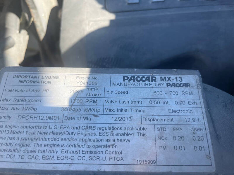 2014 Peterbilt 592 PACCAR