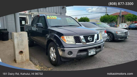 2008 Nissan Frontier for sale at No Ka Oi Motors in Kahului HI
