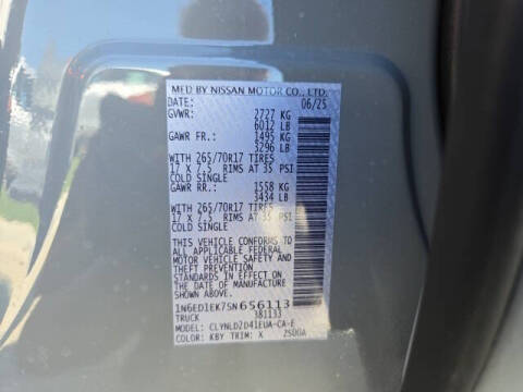 2025 Nissan Frontier PRO-4X