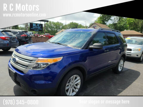 2015 Ford Explorer for sale at R C Motors in Lunenburg MA