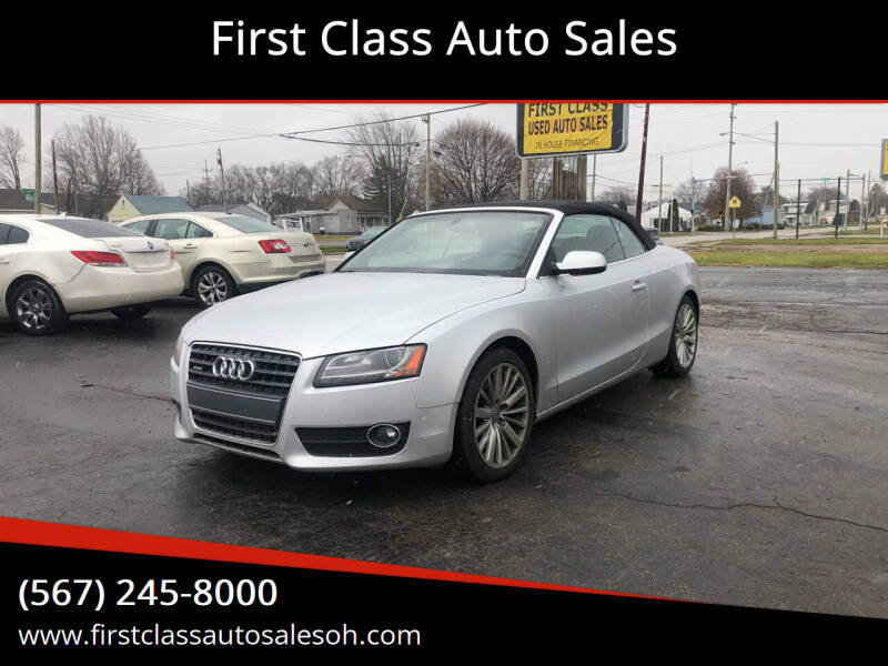 2012 Audi A5 for sale at First Class Auto Sales in Fostoria OH