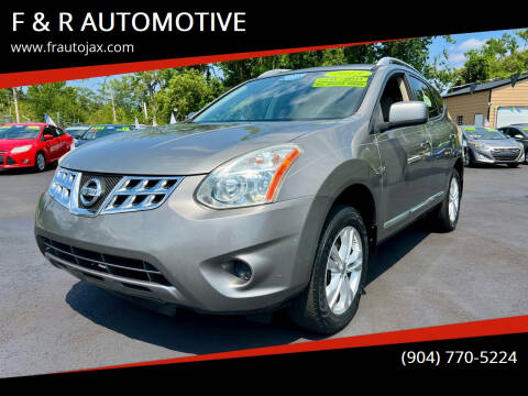 2013 Nissan Rogue for sale at F & R AUTOMOTIVE in Jacksonville FL