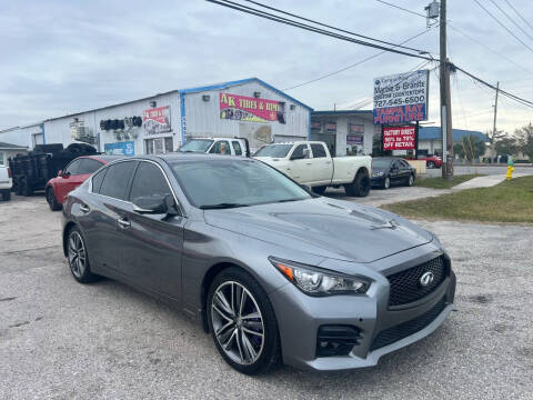 2017 Infiniti Q50 for sale at ONYX AUTOMOTIVE, LLC in Largo FL