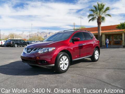 2012 Nissan Murano for sale at CAR WORLD in Tucson AZ