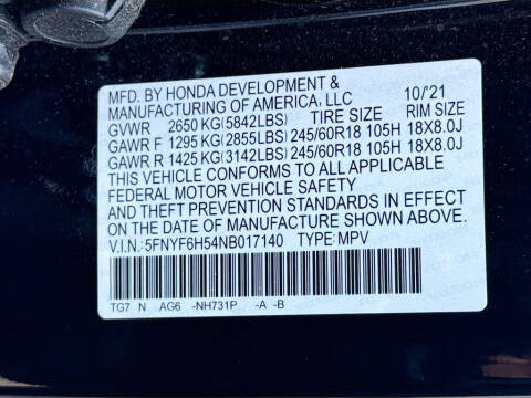 2022 Honda Pilot EX-L