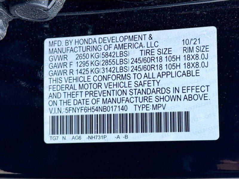 2022 Honda Pilot EX-L