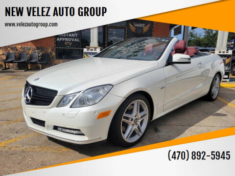 2012 Mercedes-Benz E-Class for sale at NEW VELEZ AUTO GROUP in Gainesville GA