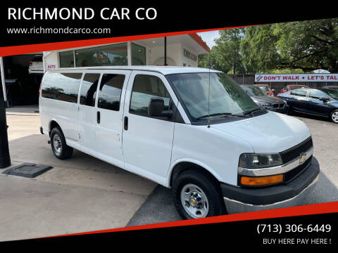 2014 Chevrolet Express for sale at RICHMOND CAR CO in Richmond TX
