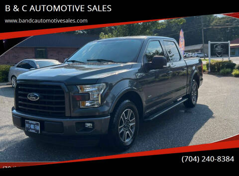 2016 Ford F-150 for sale at B & C AUTOMOTIVE SALES in Lincolnton NC