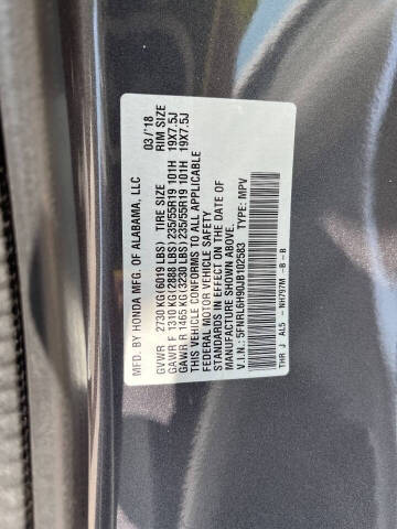 2018 Honda Odyssey Elite