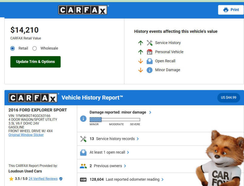 2016 Ford Explorer Sport