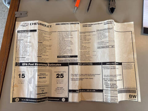 2008 Chevrolet Corvette