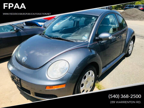2007 Volkswagen New Beetle for sale at FPAA in Fredericksburg VA
