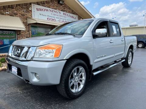 2012 Nissan Titan for sale at Browning's Reliable Cars & Trucks in Wichita Falls TX