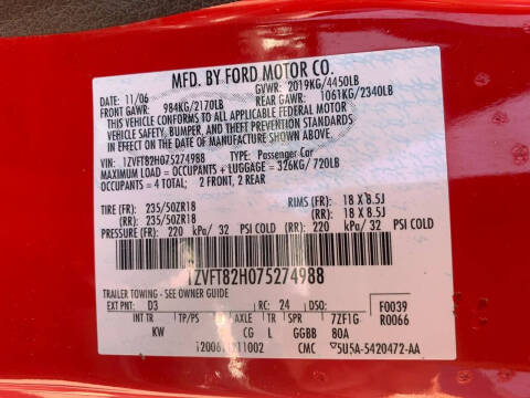 2007 Ford Mustang GT Premium