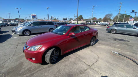 2010 Lexus IS 350C for sale at TOWN AUTOPLANET LLC in Portsmouth VA