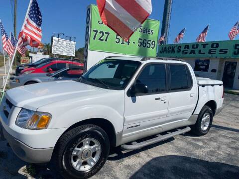 2001 Ford Explorer Sport Trac for sale at Jack's Auto Sales in Port Richey FL