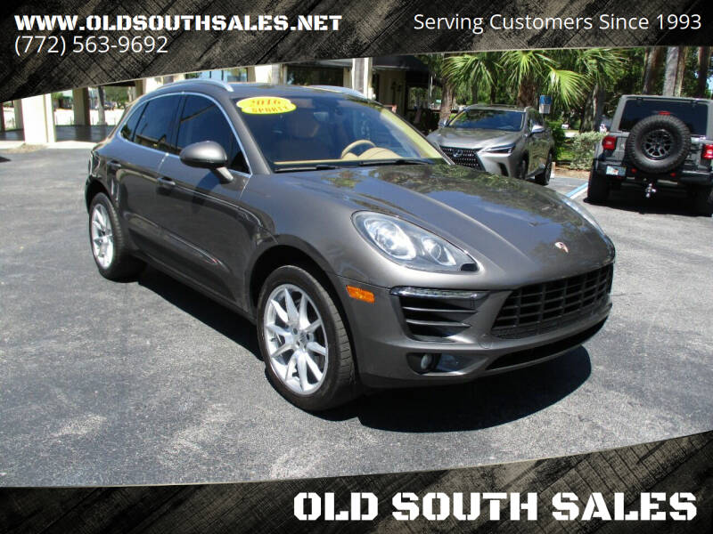 2016 Porsche Macan for sale at OLD SOUTH SALES in Vero Beach FL