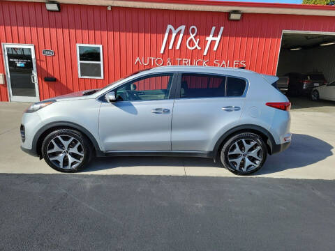 2017 Kia Sportage for sale at M & H Auto & Truck Sales Inc. in Marion IN