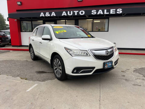 2015 Acura MDX for sale at A&A Auto Sales in Fairhaven MA