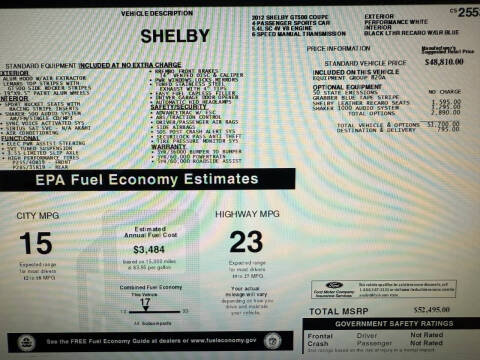 2012 Ford Shelby GT500