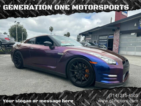 2013 Nissan GT-R for sale at GENERATION ONE MOTORSPORTS in La Habra CA