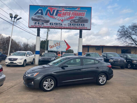 2020 Hyundai Elantra for sale at ANF AUTO FINANCE in Houston TX