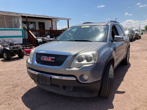 2008 GMC Acadia for sale at PYRAMID MOTORS - Fountain Lot in Fountain CO