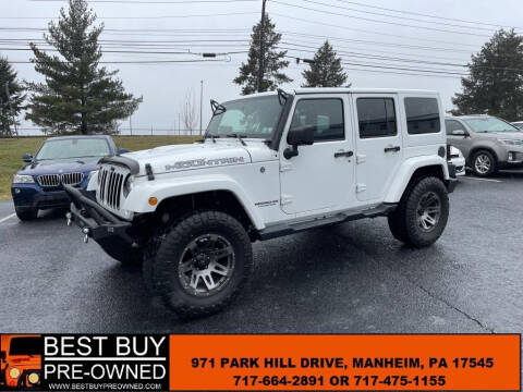 2017 Jeep Wrangler Unlimited for sale at Best Buy Pre-Owned in Manheim PA