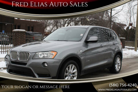 2014 BMW X3 for sale at Fred Elias Auto Sales in Center Line MI
