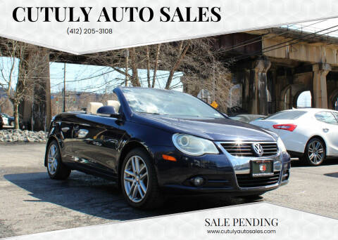 2008 Volkswagen Eos for sale at Cutuly Auto Sales in Pittsburgh PA