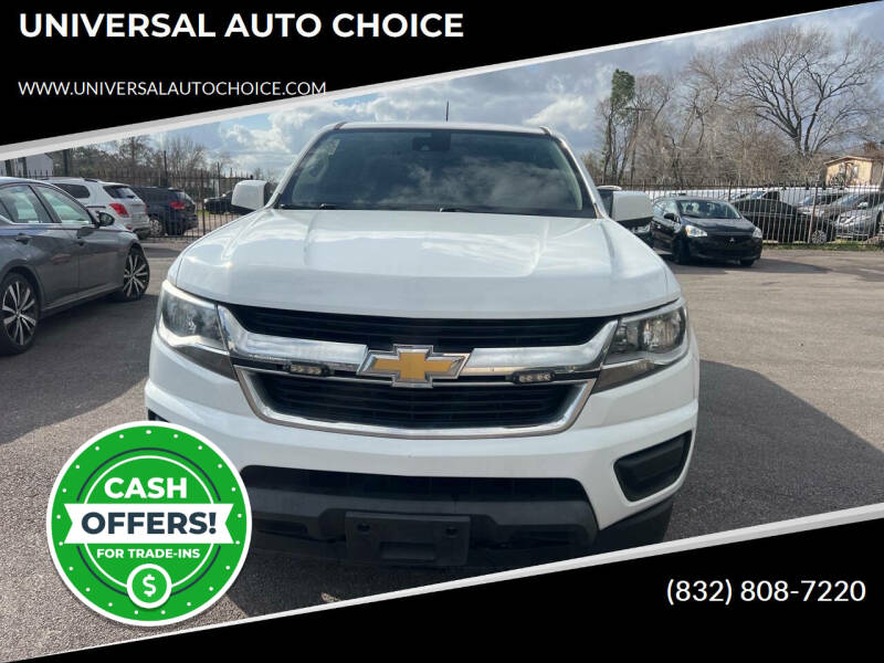 2020 Chevrolet Colorado for sale at UNIVERSAL AUTO CHOICE in Houston TX