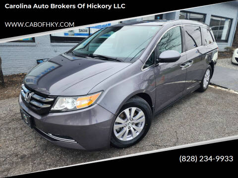 2015 Honda Odyssey for sale at Carolina Auto Brokers of Hickory LLC in Newton NC