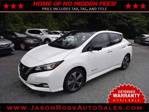 2018 Nissan LEAF for sale at Jason Ross Auto Sales in Burlington NC