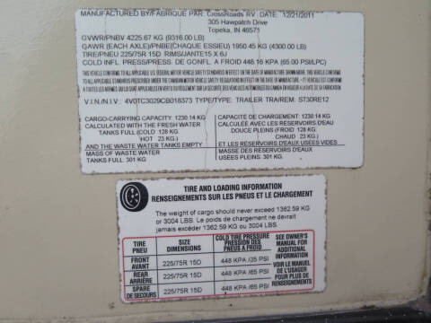 2012 Crossroads RV Sunset Trail Reserve