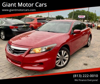 2012 Honda Accord for sale at Giant Motor Cars in Tampa FL
