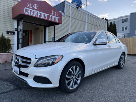 2016 Mercedes-Benz C-Class for sale at Champion Auto LLC in Quincy MA